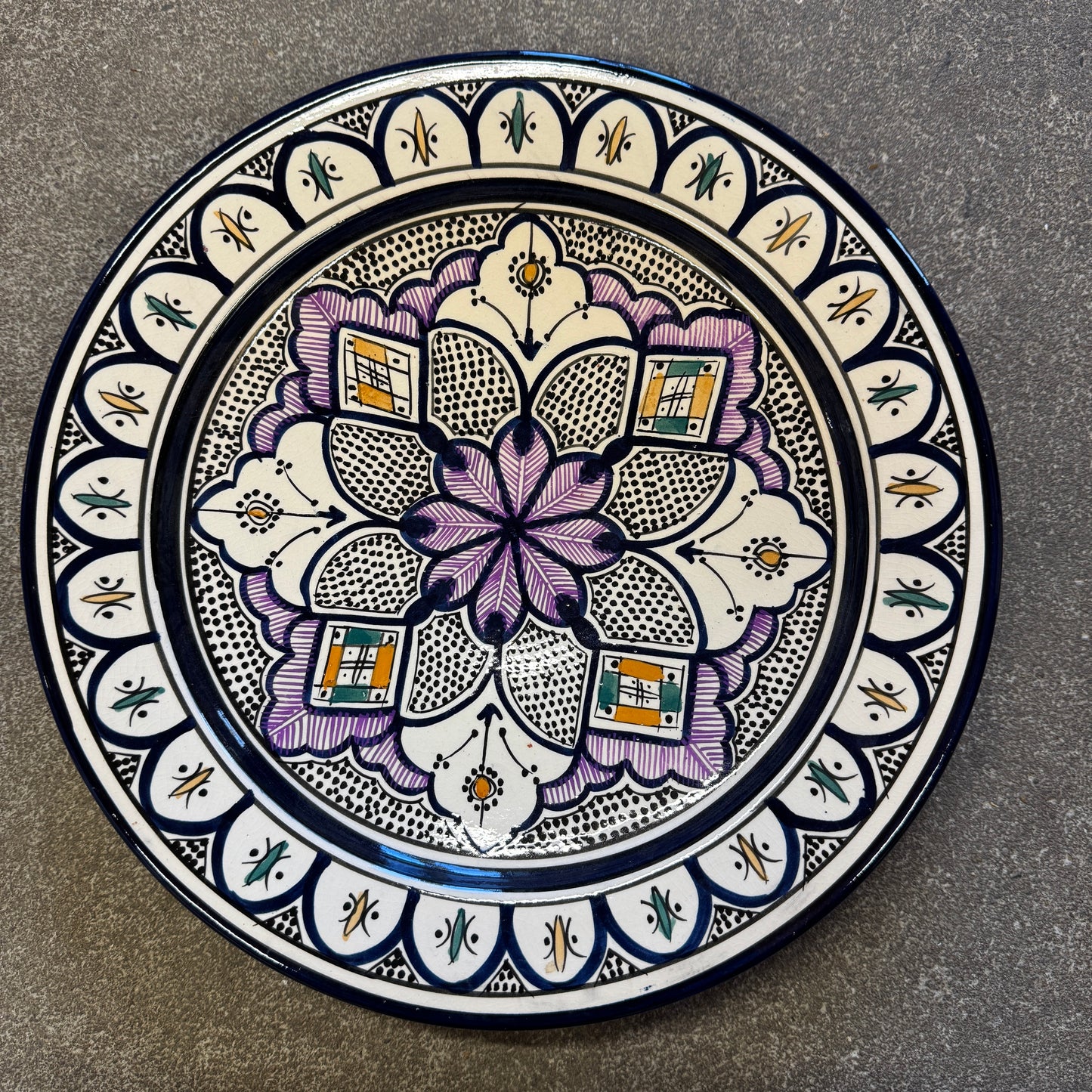 Marokkansk Fad - Dia 30 Cm