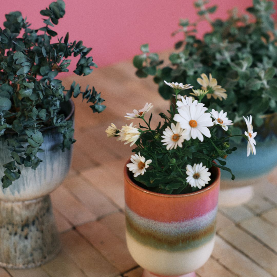 Hk Living - Keramik - Blomsterkrukke - Rosefield