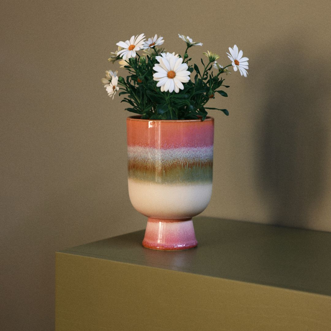 Hk Living - Keramik - Blomsterkrukke - Rosefield