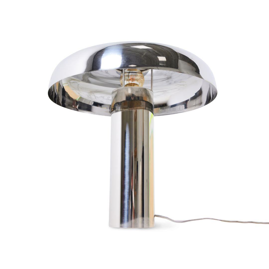 Hk Living - Mushroom Bordlampe - Chrome