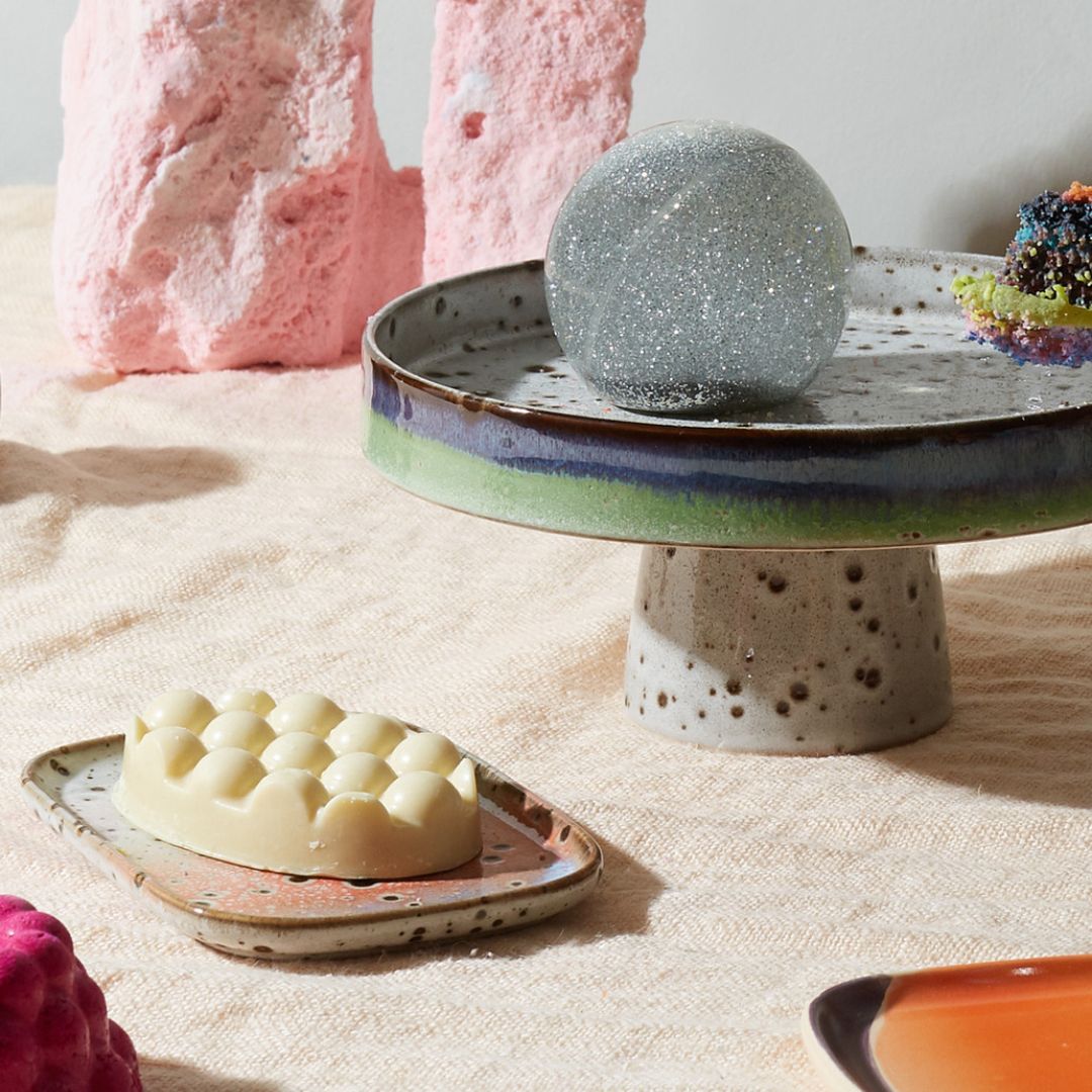 HK Living - Keramikfad På Fod - Comet