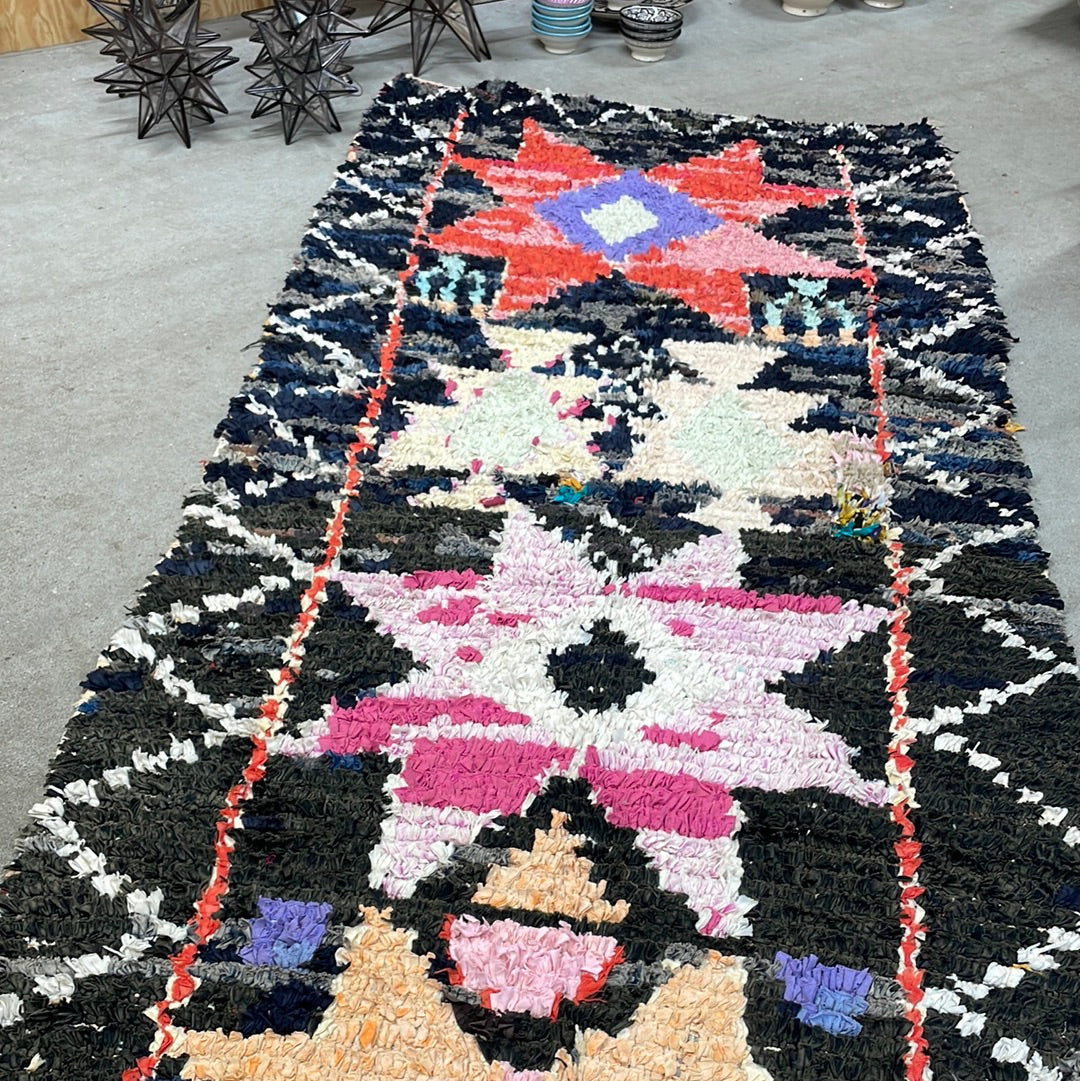 Marokkansk Boucherouite Løber (100 x 277 cm)