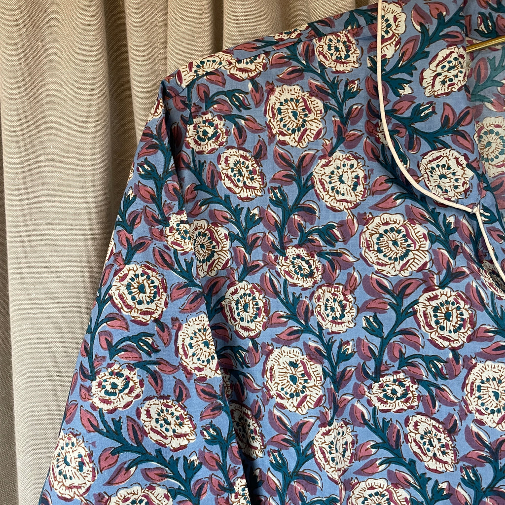 Craft Sisters Pyjamas - Blå/Rosa Mønstret