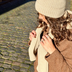 Cashmere Tørklæde - Beige