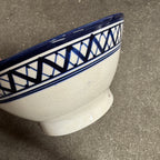 Marokkansk keramikskål - Dia 18 Cm - Mønstret