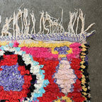 Marokkansk Boucherouite Tæppe (110 x 150 cm)