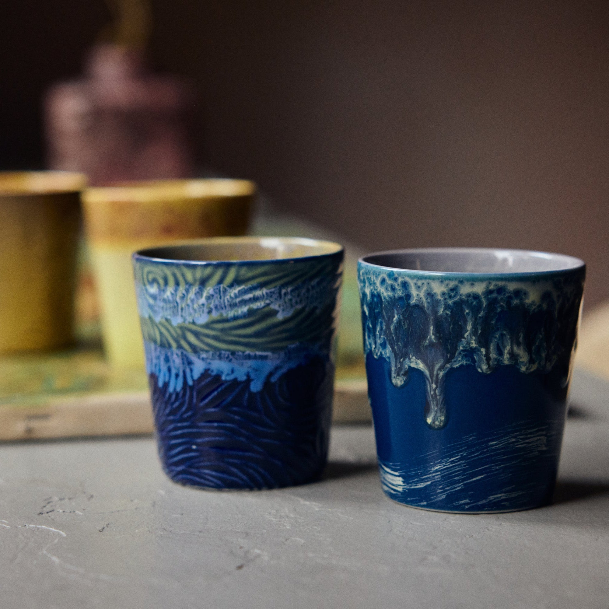 HK Living - Kaffe Kopper - 2-Pak