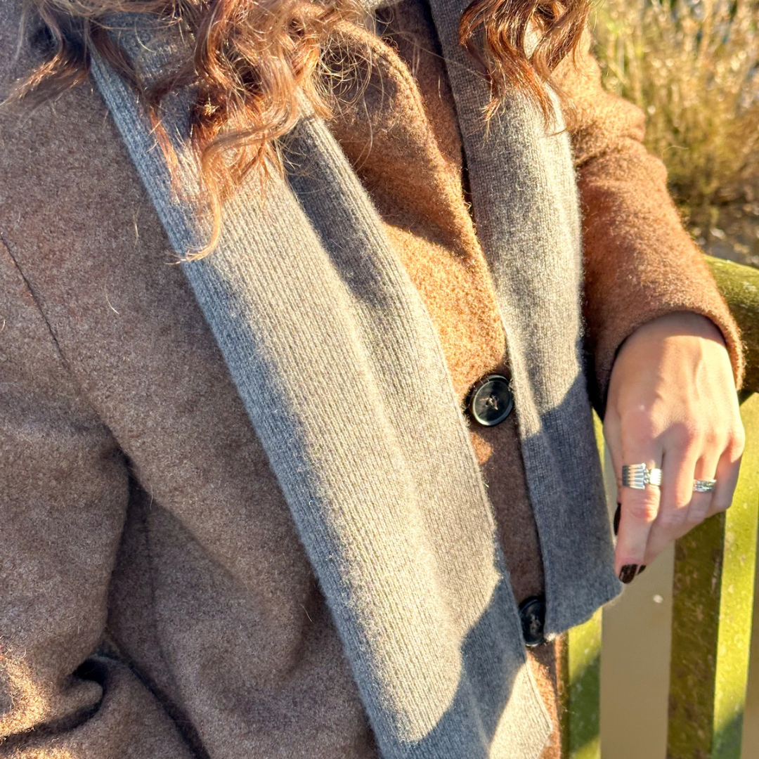 Cashmere Tørklæde - Taupe