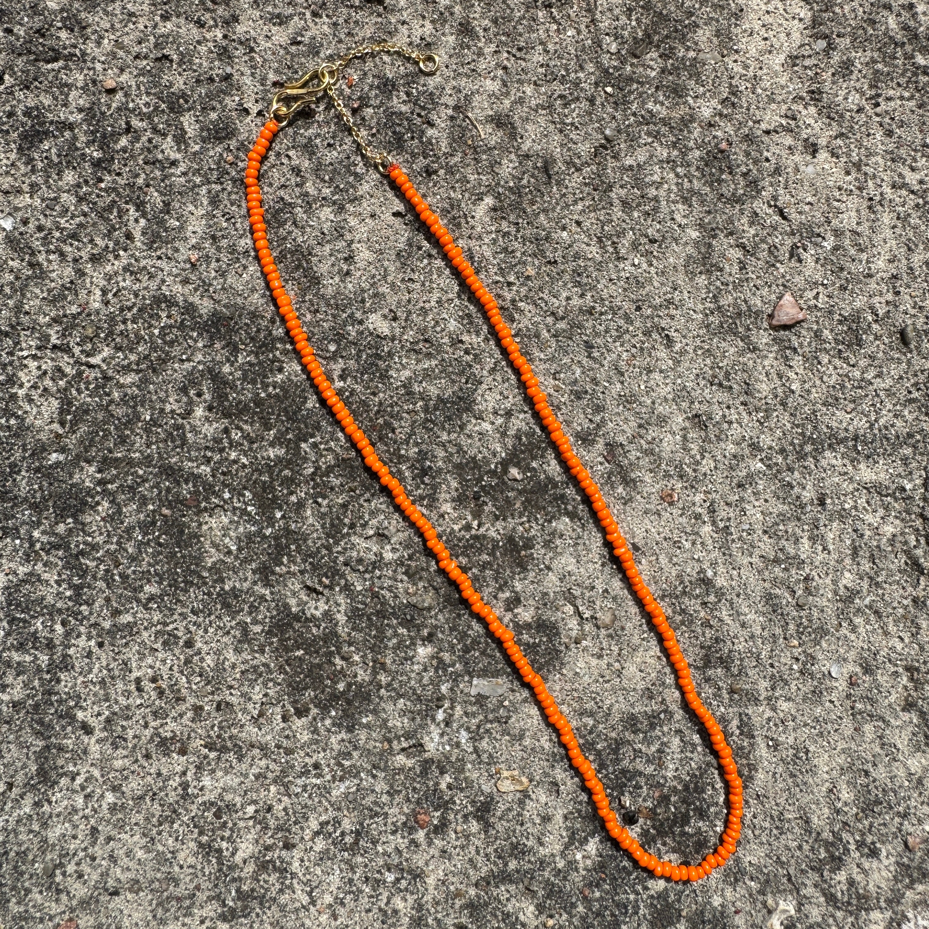 Annavii Perlekæde Orange