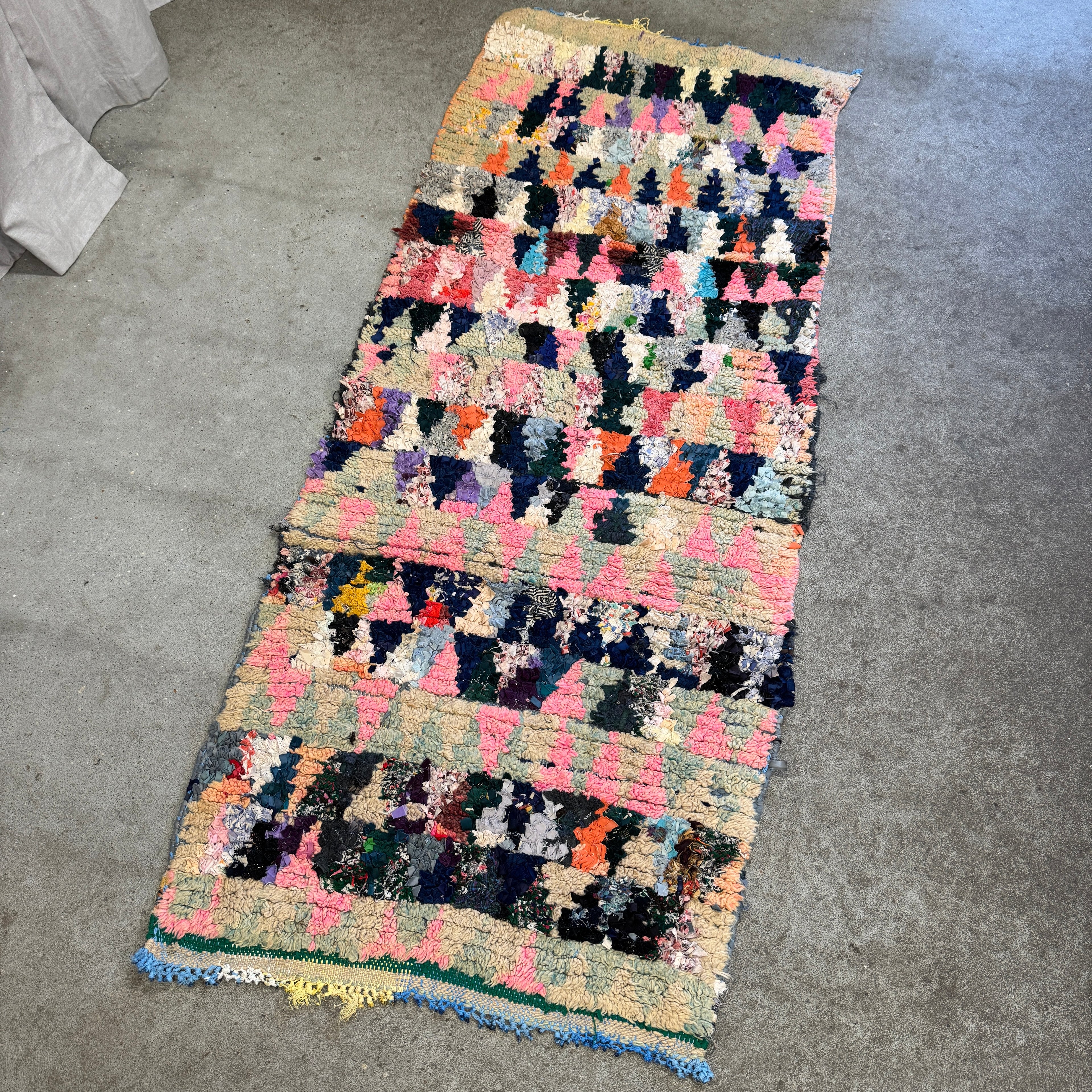 Marokkansk Boujaad Tæppe (73 x 175 cm)