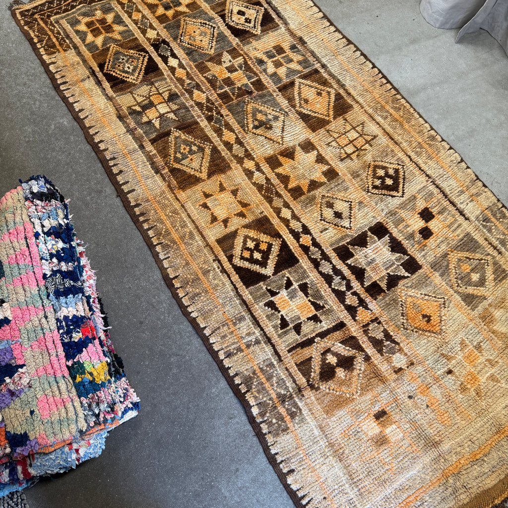 Marokkansk Boujaad Tæppe (135 x 272 cm)