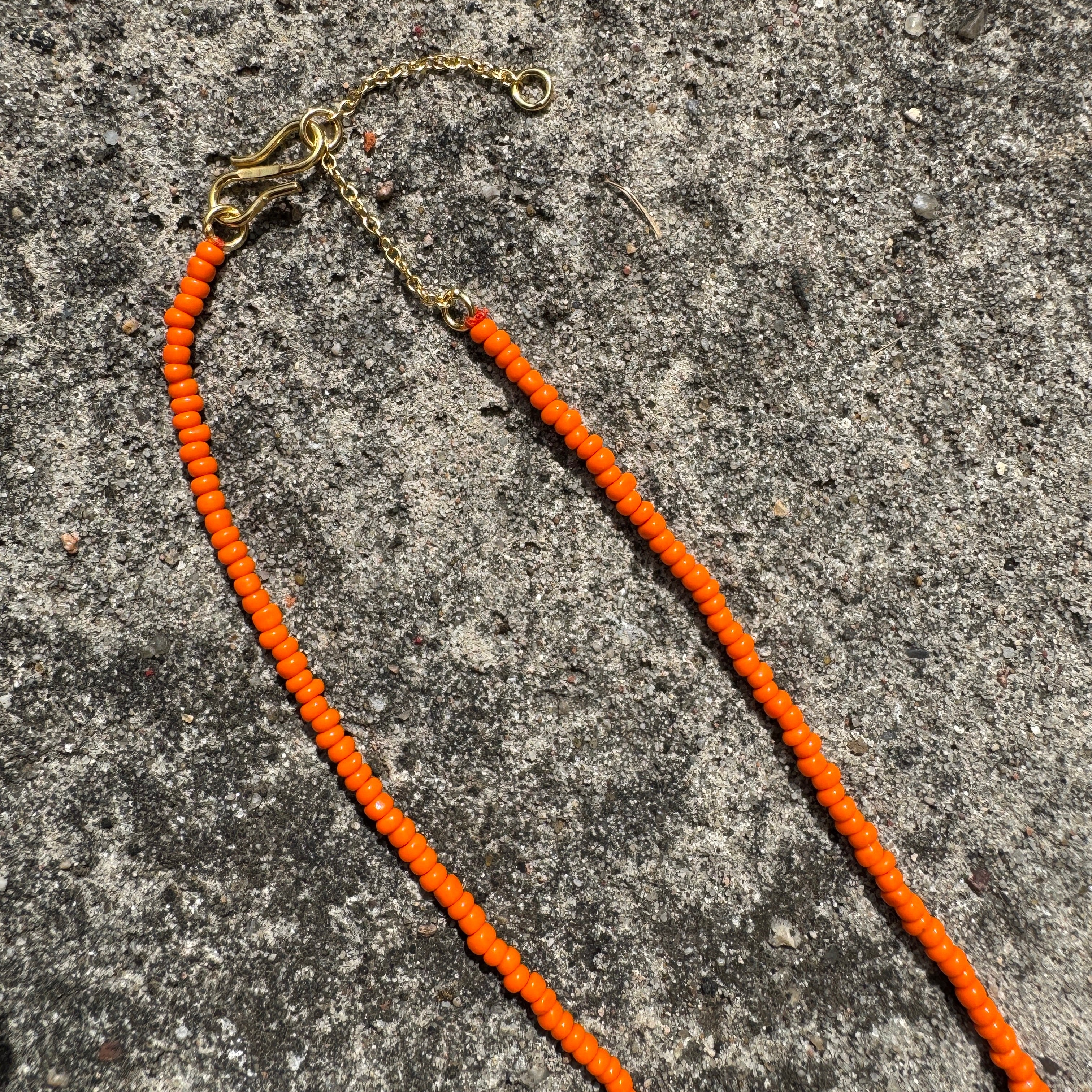 Annavii Perlekæde Orange
