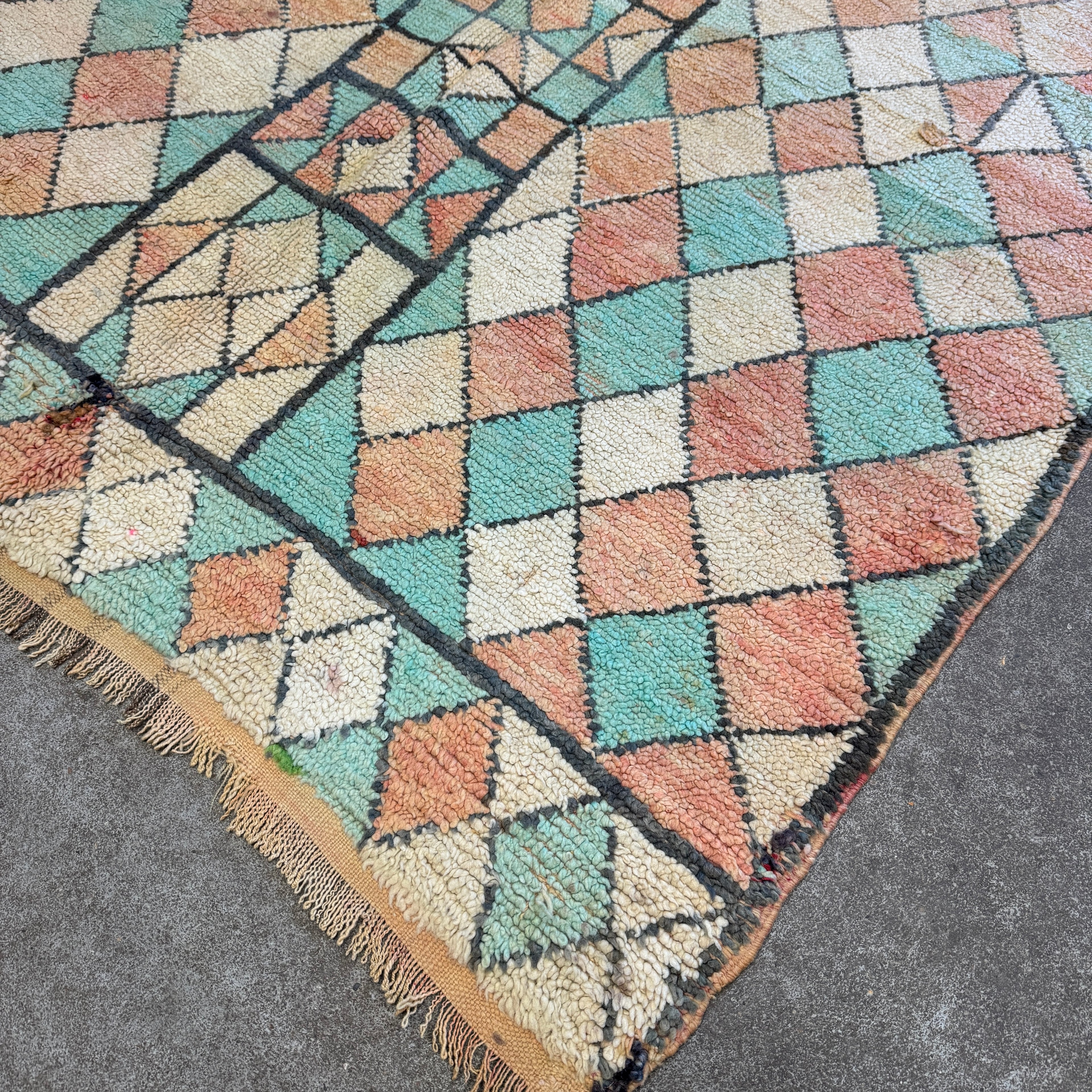 Marokkansk Boujaad Tæppe (133x 210 cm)