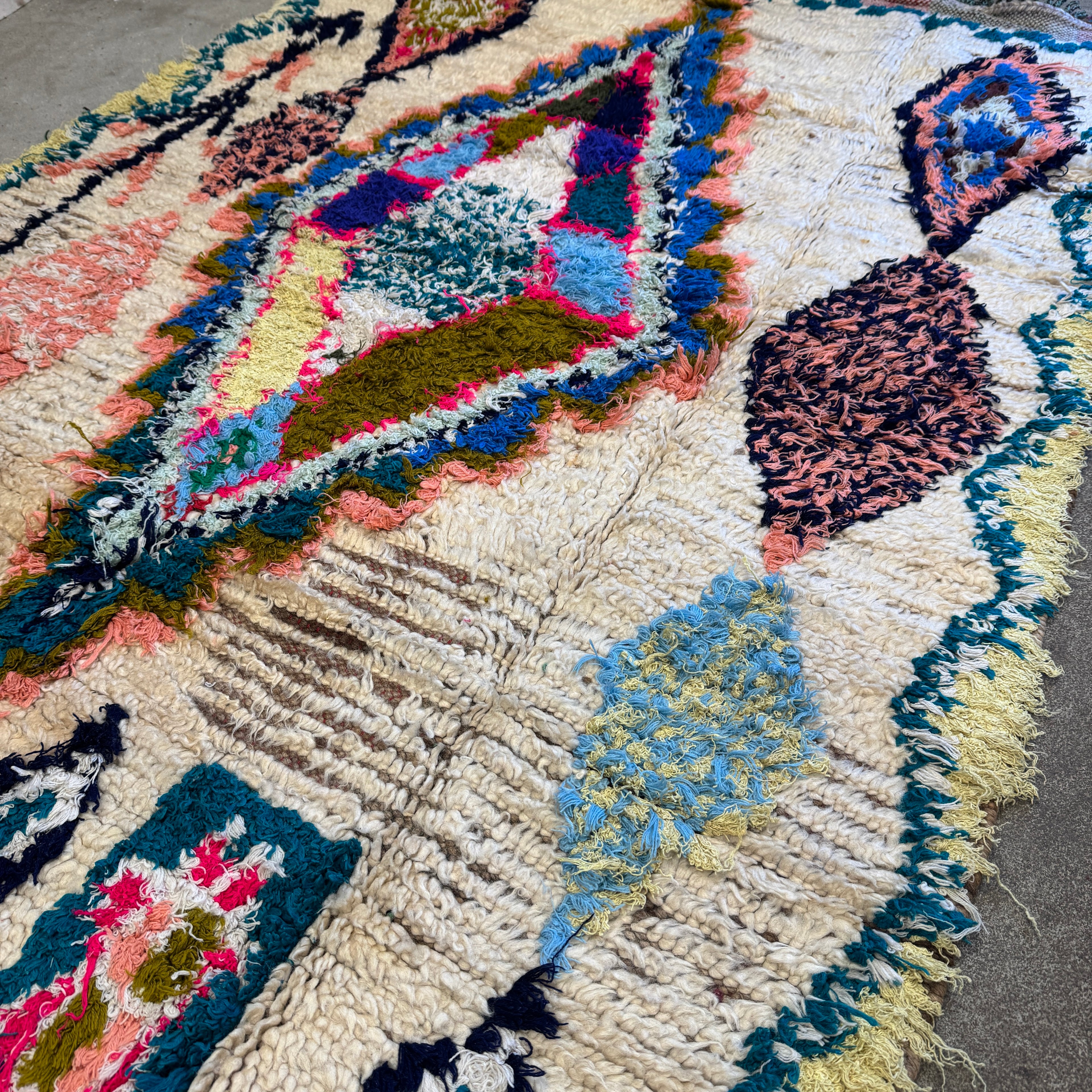 Marokkansk Boujaad Tæppe (120 x 164 cm)