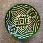 Marokkansk keramikskål - Dia 18 Cm - Mønstret