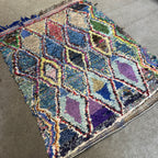 Marokkansk Boucherouite Tæppe (113 x 140 cm)