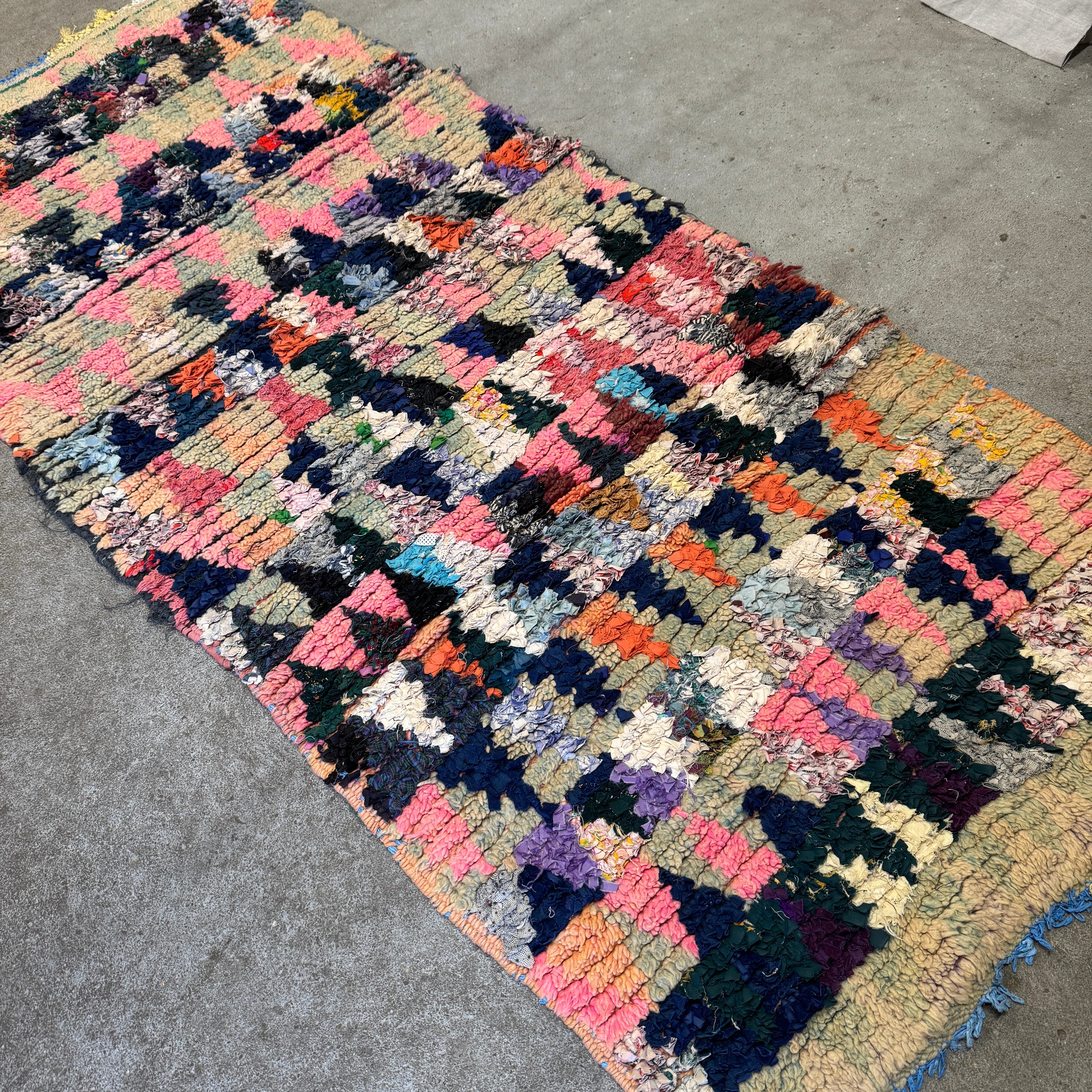 Marokkansk Boujaad Tæppe (73 x 175 cm)