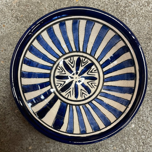 Marokkansk keramikskål - Dia 9 Cm - Mønstret