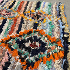 Marokkansk Boucherouite Tæppe (97 x 106 cm)