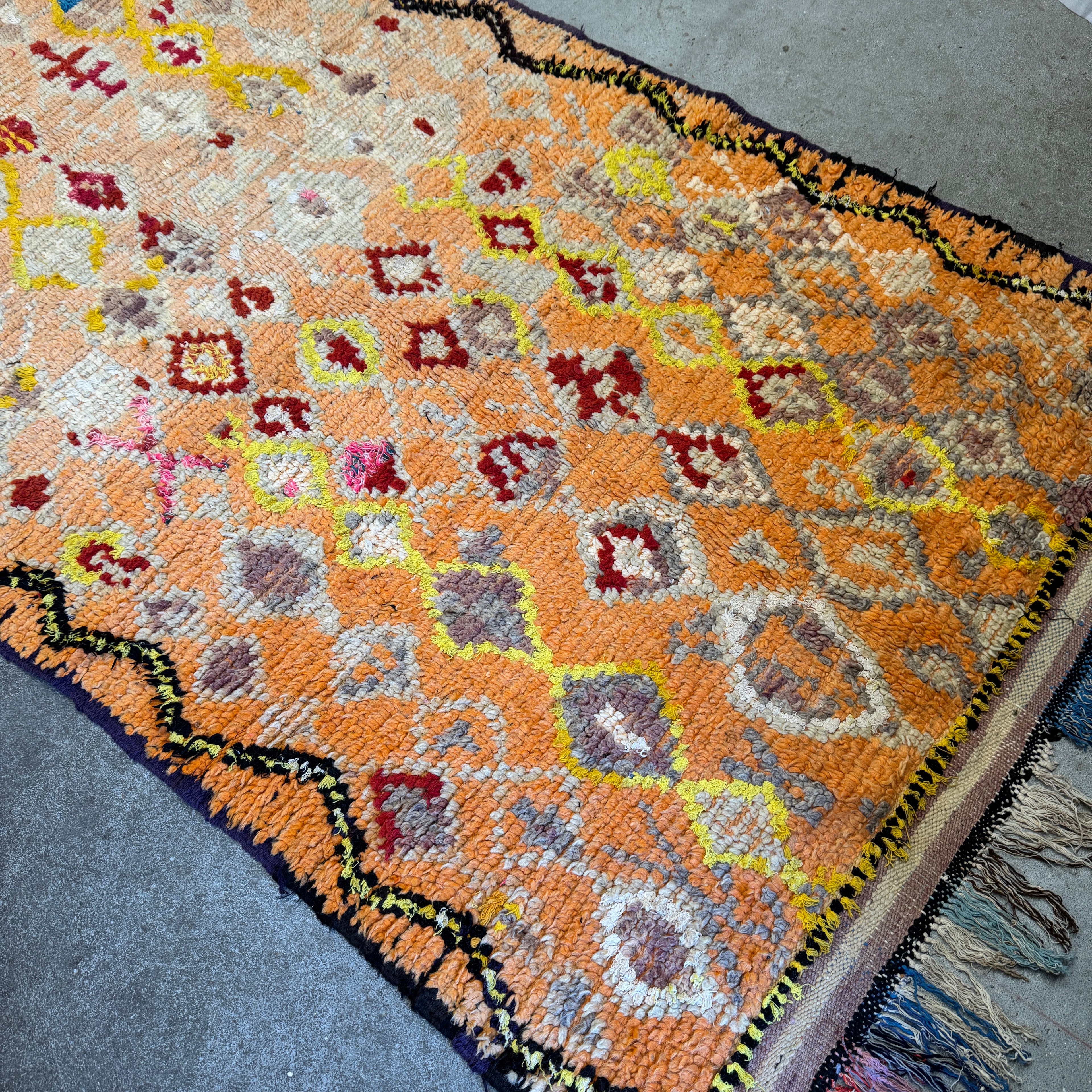Marokkansk Boujaad Tæppe (115 x 246 cm)