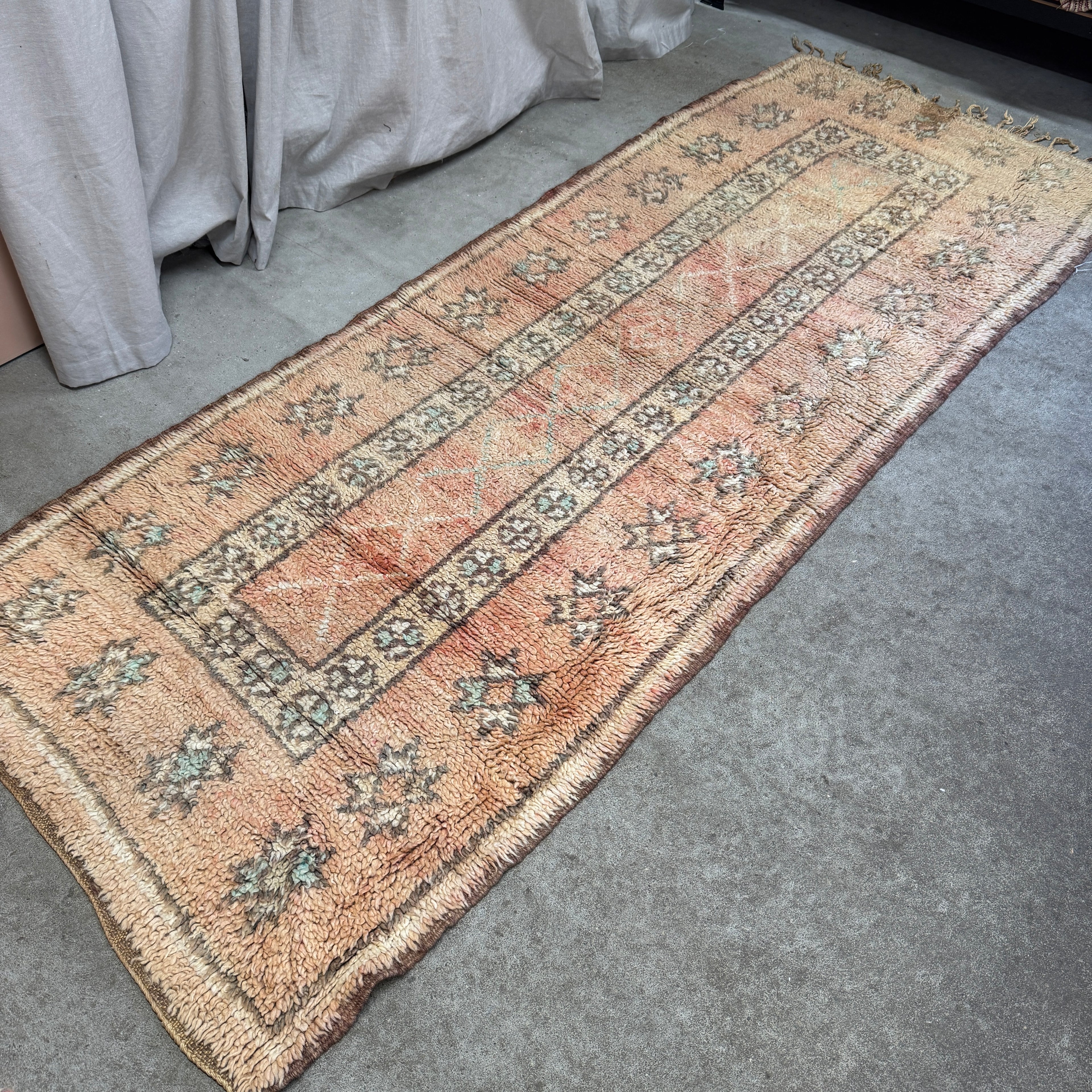 Marokkansk Boujaad Tæppe (102 x 265 cm)