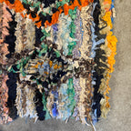 Marokkansk Boucherouite Tæppe (97 x 106 cm)