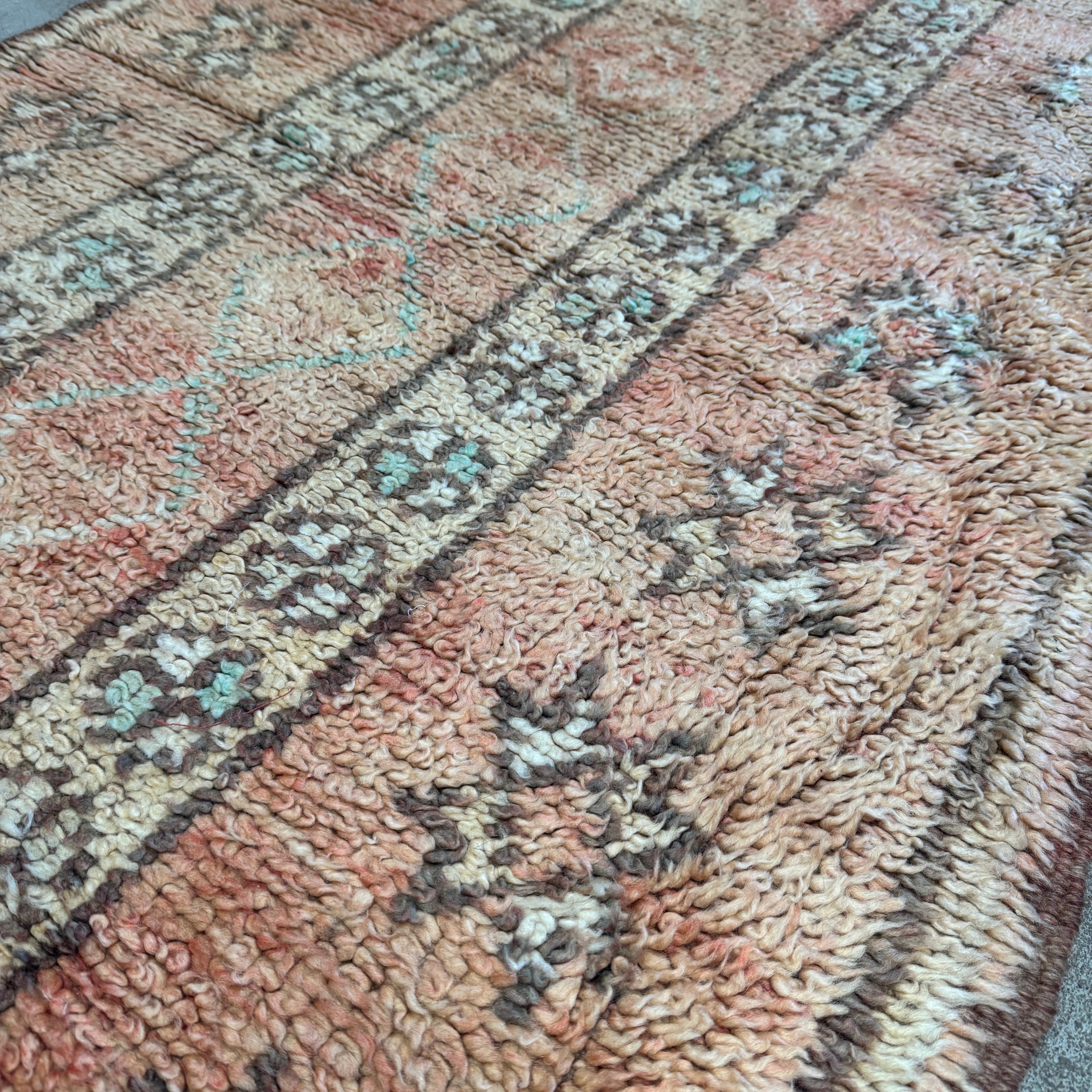 Marokkansk Boujaad Tæppe (102 x 265 cm)