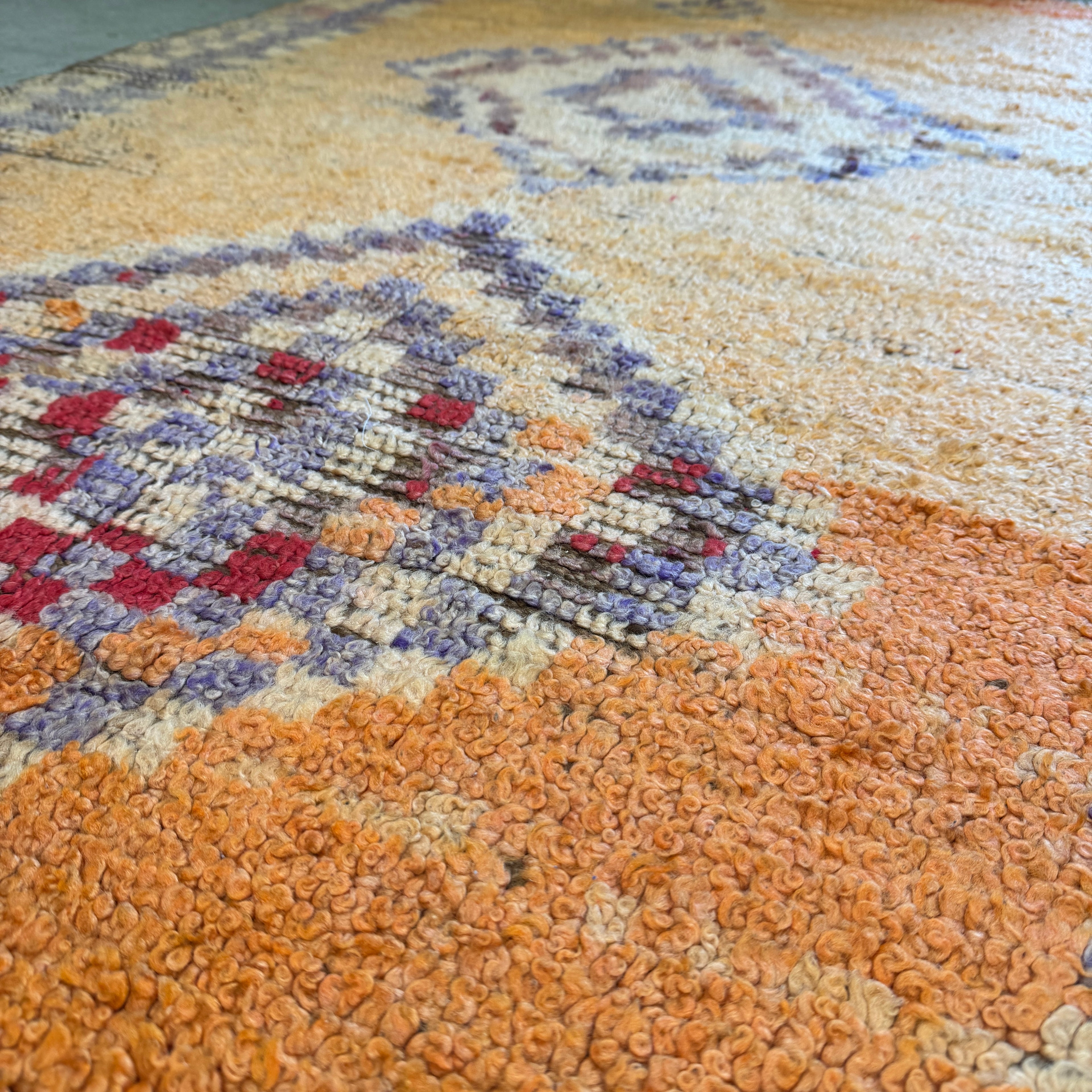 Marokkansk Boujaad Tæppe (115 x 246 cm)