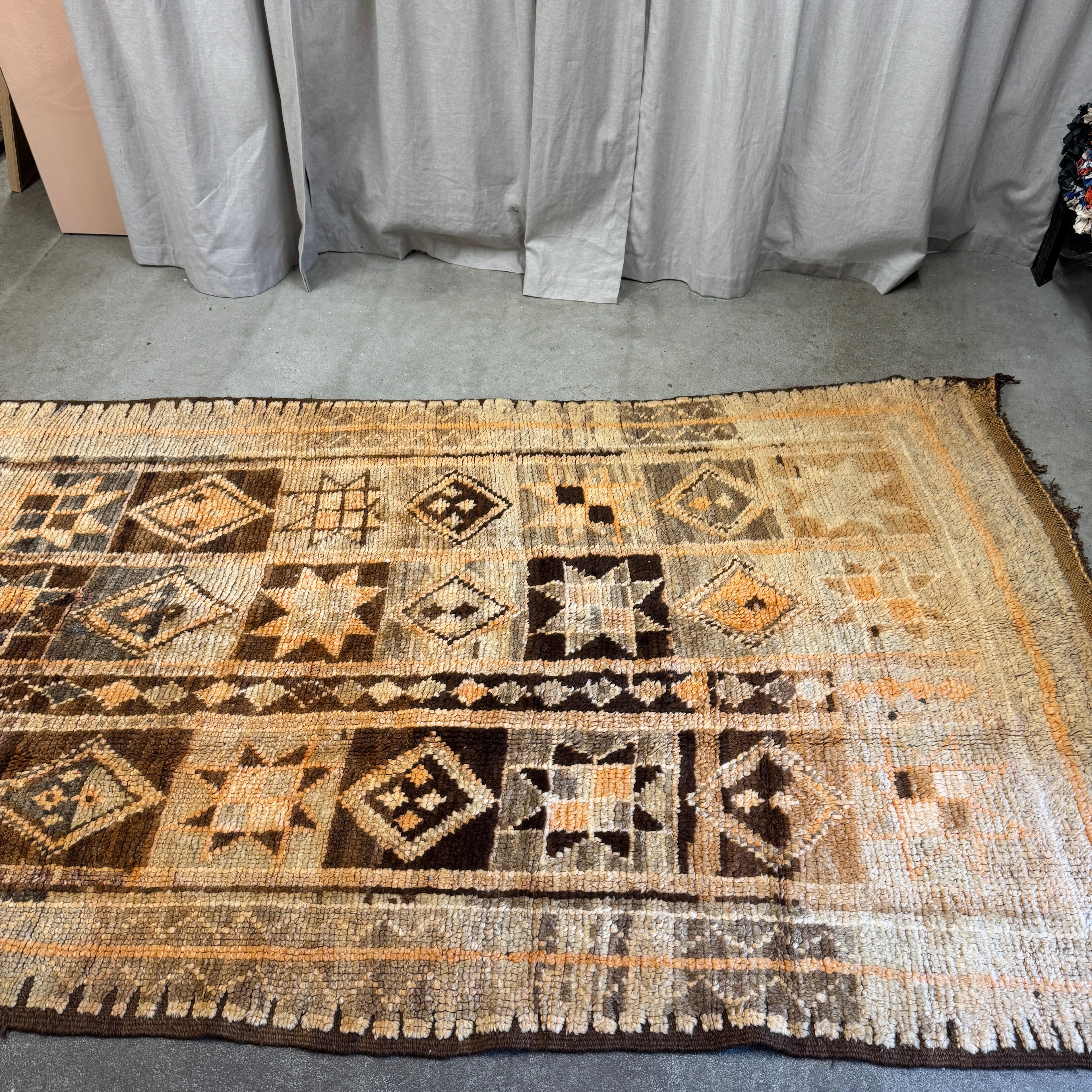 Marokkansk Boujaad Tæppe (135 x 272 cm)