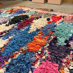 Marokkansk Boucherouite Tæppe (130 x 220 cm)