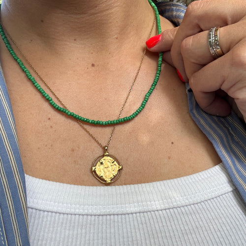 Annavii Perlekæde Grøn