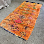 Marokkansk Boujaad Tæppe (88 x 165 cm)