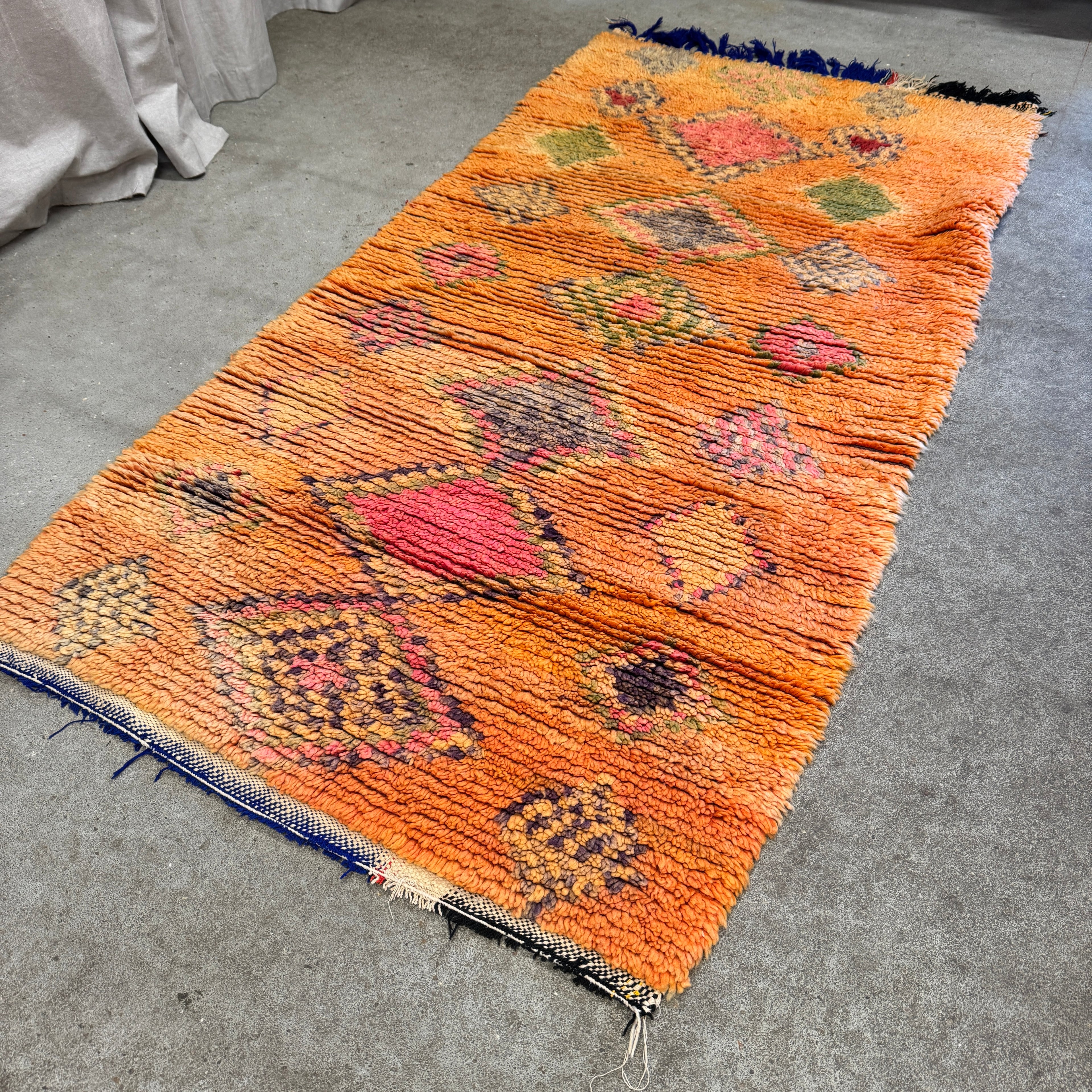 Marokkansk Boujaad Tæppe (88 x 165 cm)