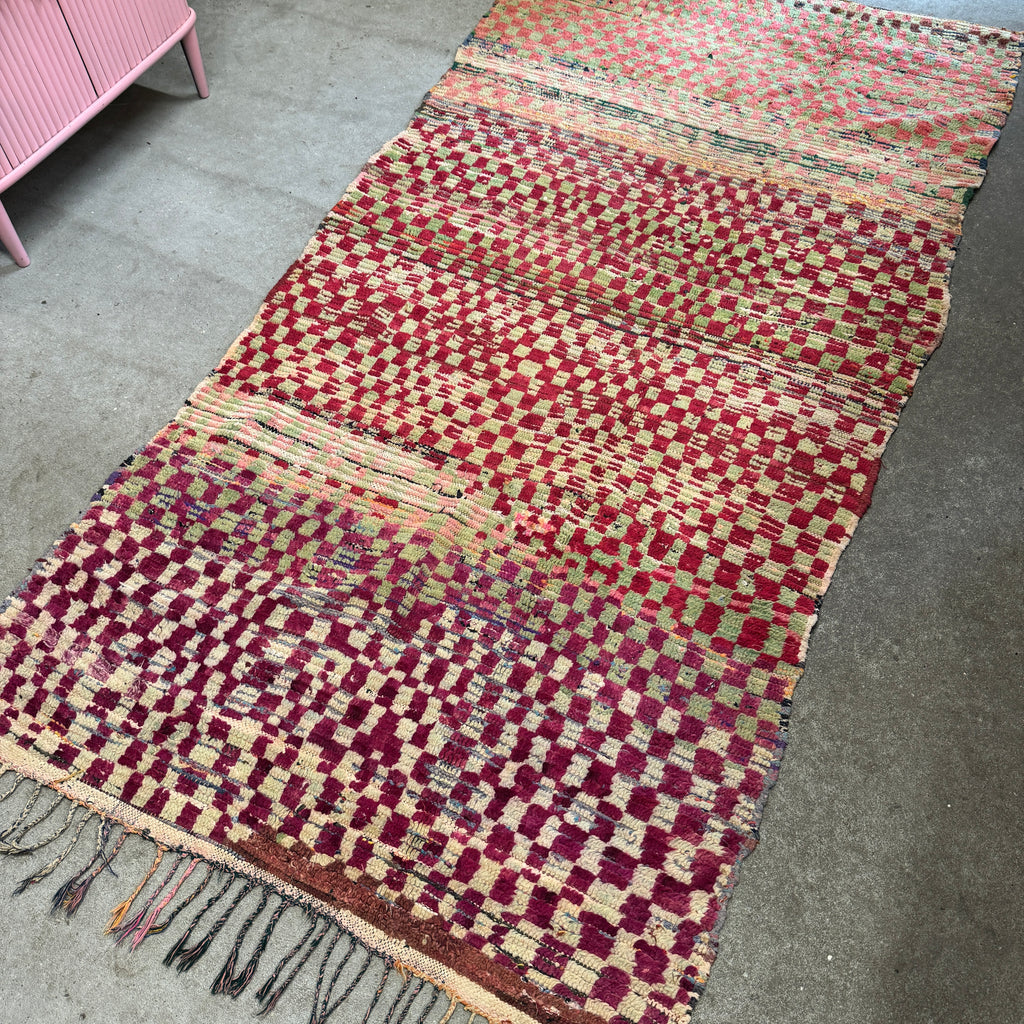 Marokkansk Boujaad Tæppe (120 x 245 cm)