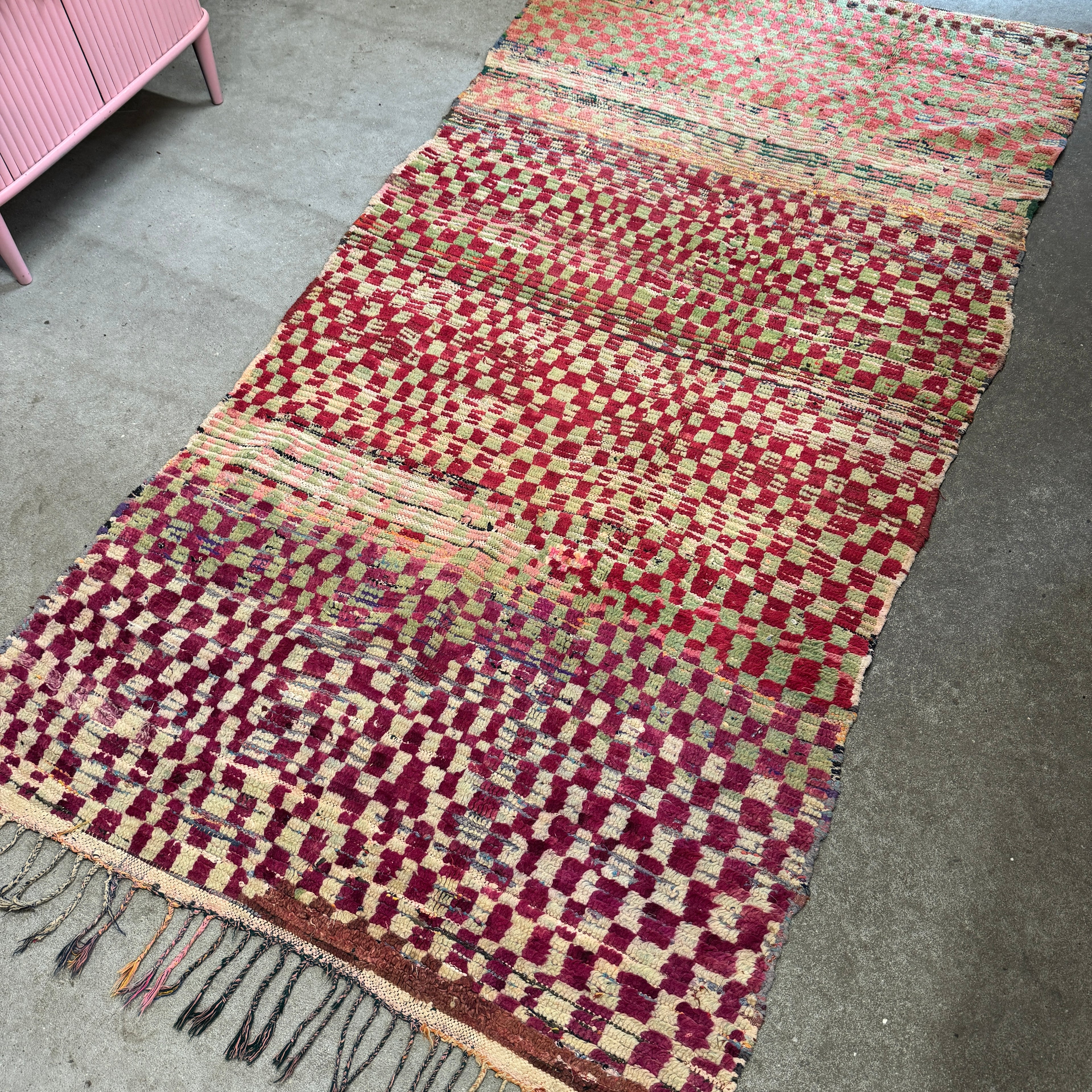 Marokkansk Boujaad Tæppe (120 x 245 cm)