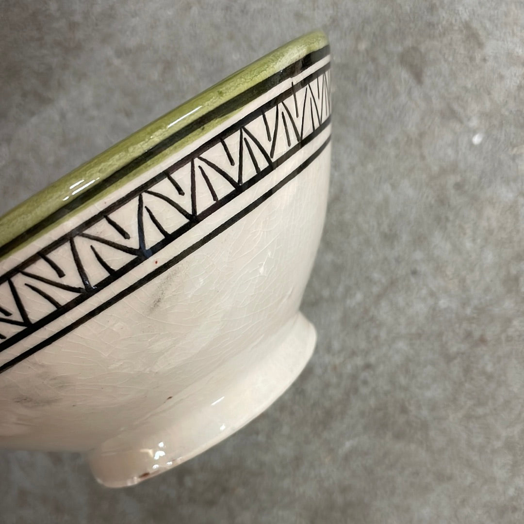 Marokkansk keramikskål - Dia 15 Cm - Mønstret