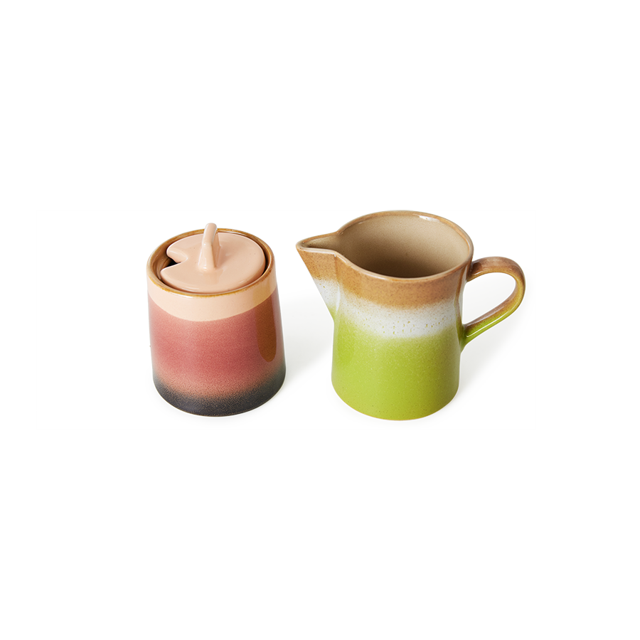 HK Living - Mælkekande og Sukkerskål - Keramik