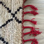 Marokkansk Boucherouite Tæppe (116 x 262cm)