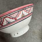Marokkansk keramikskål - Dia 18 Cm - Mønstret