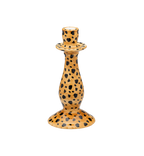Anna + Nina -Leopard Lysestage - Keramik