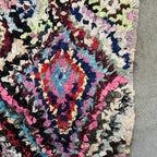 Marokkansk Boucherouite Løber (136 x 152 cm)