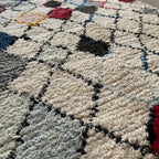 Marokkansk Boucherouite Tæppe (116 x 262cm)