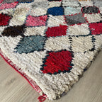 Marokkansk Boucherouite Tæppe (116 x 262cm)