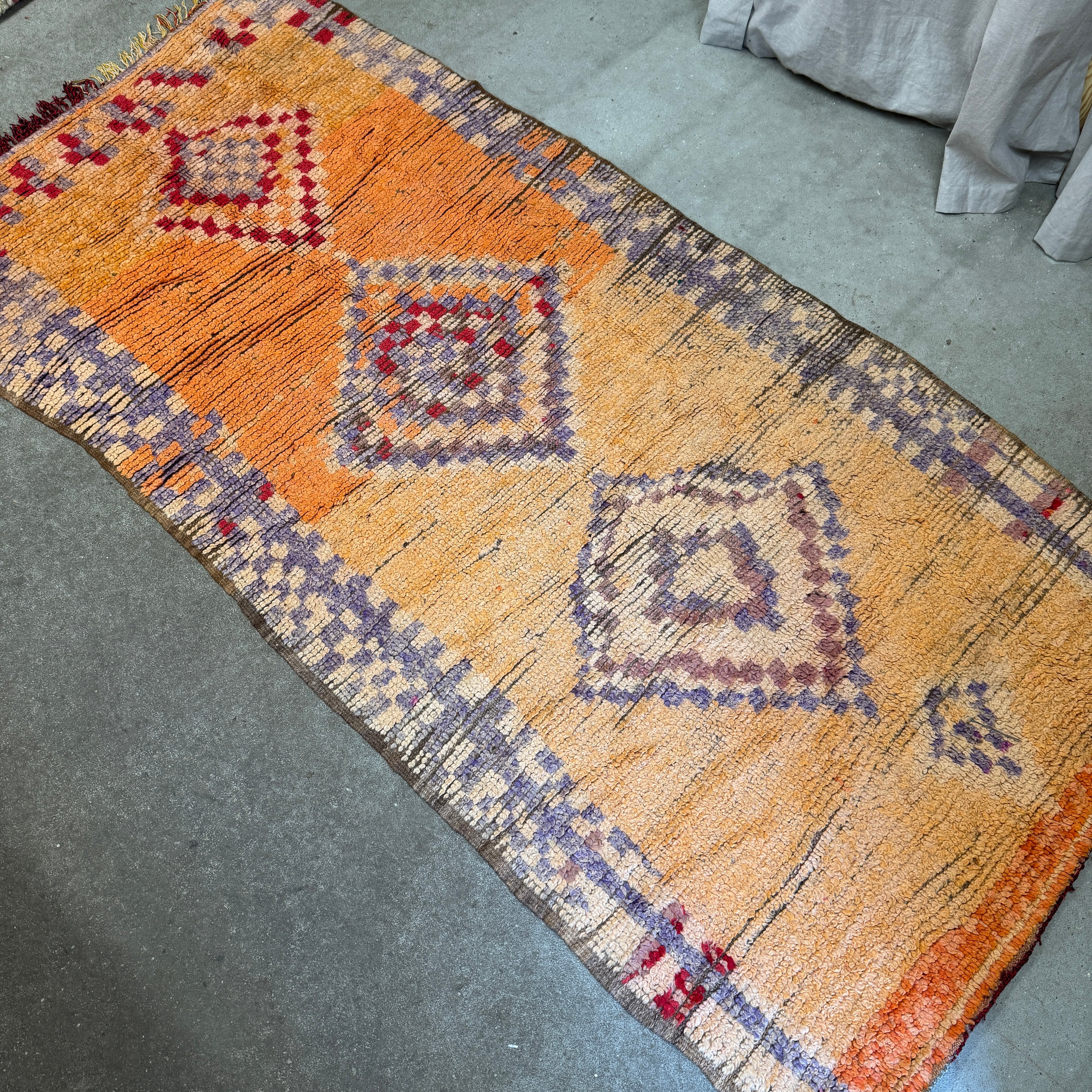 Marokkansk Boujaad Tæppe (115 x 246 cm)