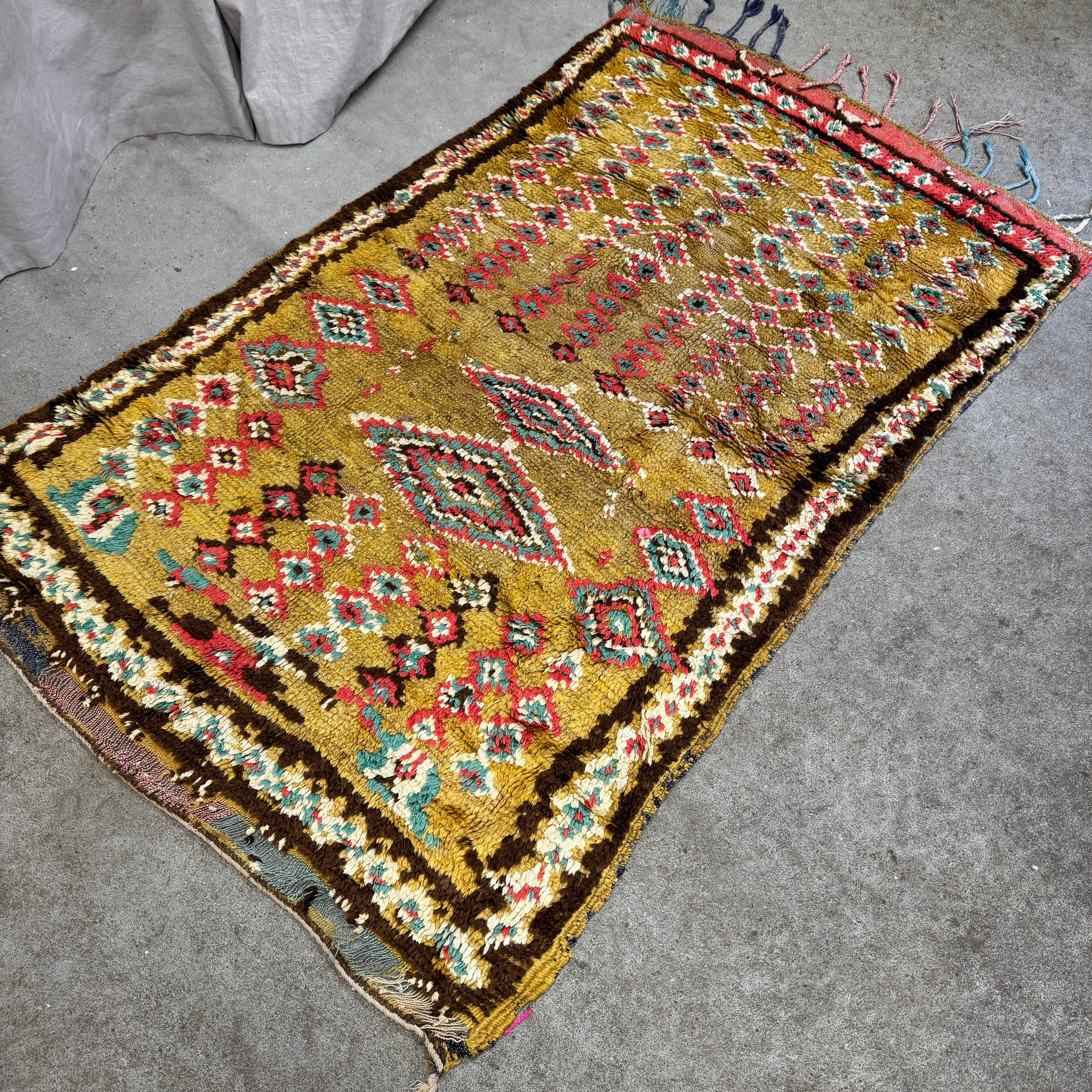 Marokkansk Boujaad Tæppe (103 x 153 cm)