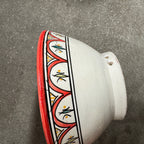 Marokkansk keramikskål - Dia 18 Cm - Mønstret