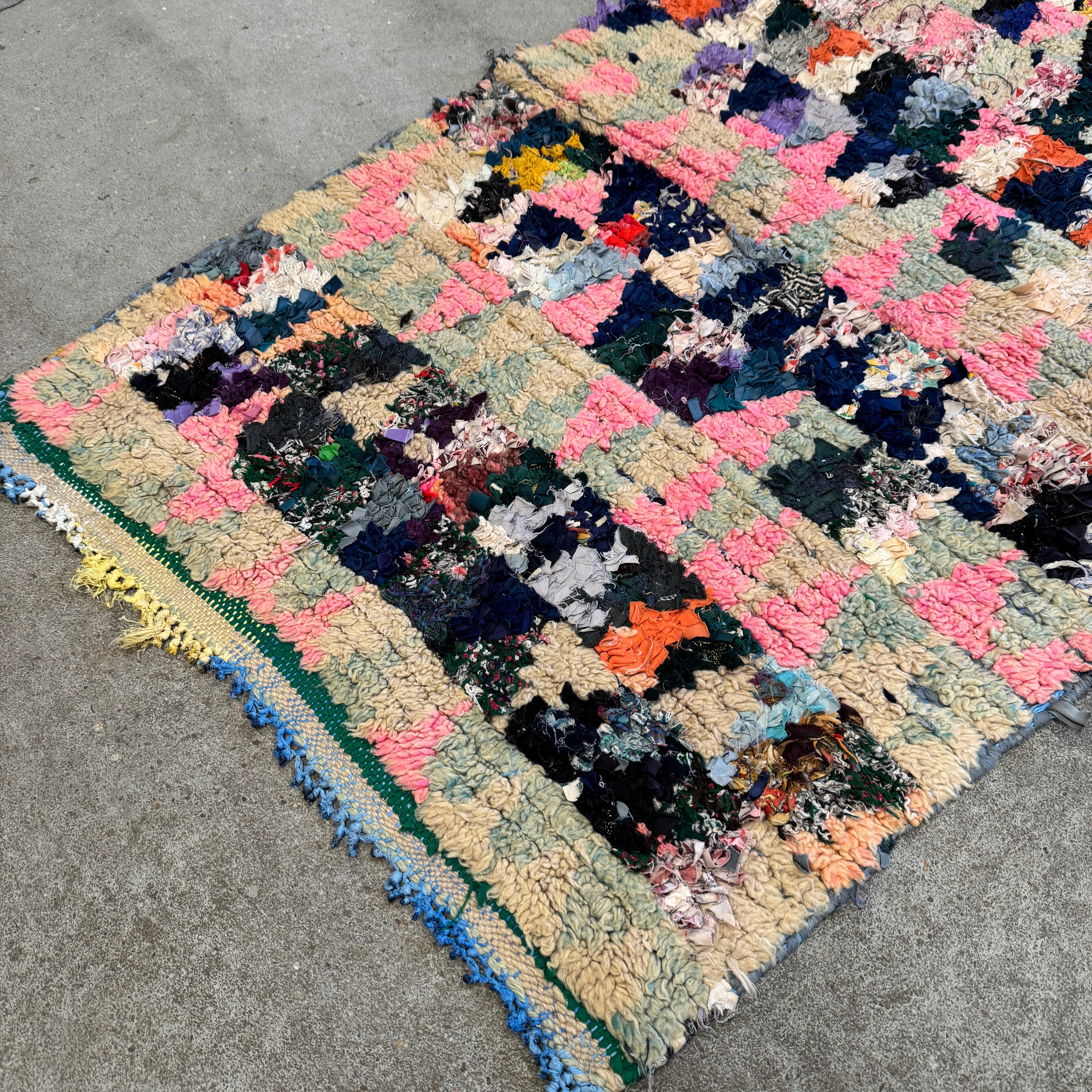 Marokkansk Boujaad Tæppe (73 x 175 cm)