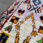 Marokkansk Boucherouite Tæppe (100 x 230 cm)