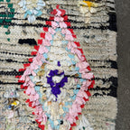 Marokkansk Boucherouite Tæppe (94 x 196 cm)