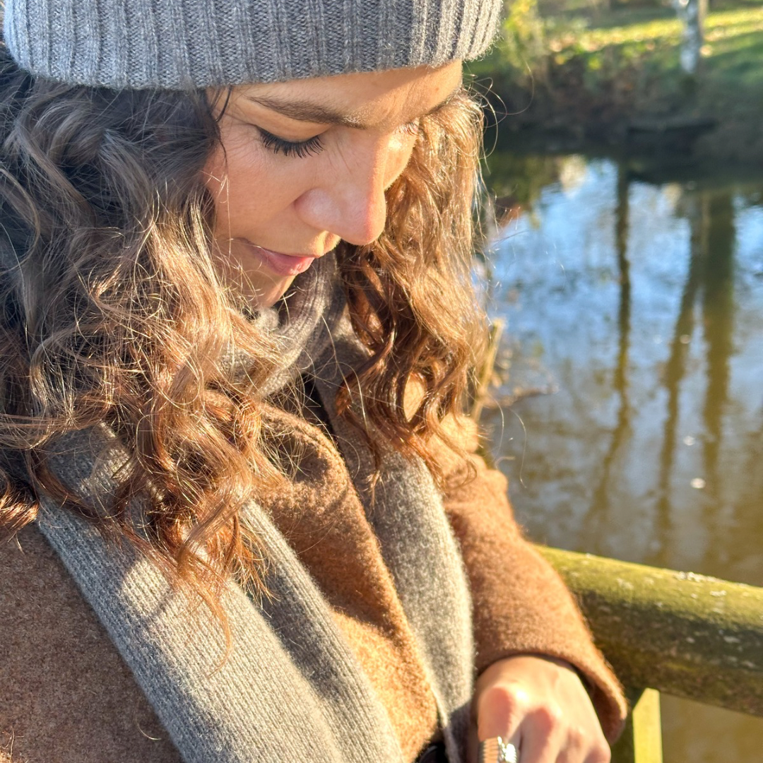 Cashmere Tørklæde - Taupe